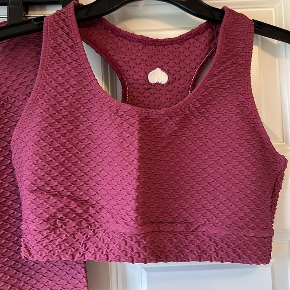 Perfect condition Booty By Brabants Croco Skin leggings & matching top - Picture 2 of 5